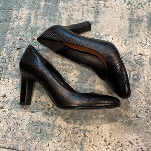 BRAND NEW CORELLO Black Leather Heels